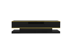 Meuble tv coloris noir 180 cm