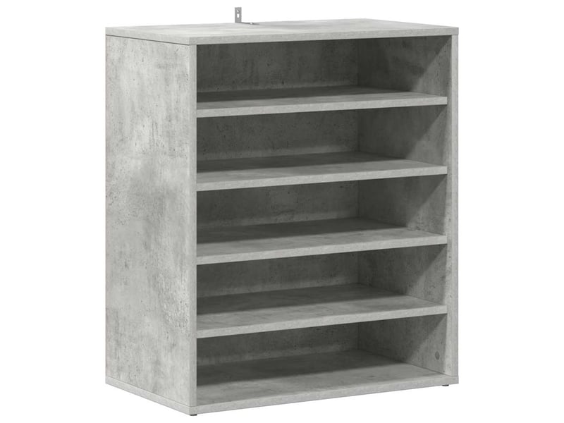  Meuble à chaussures, armoire à chaussures 60x35x70 cm gris béton shl3517  - Conforama A