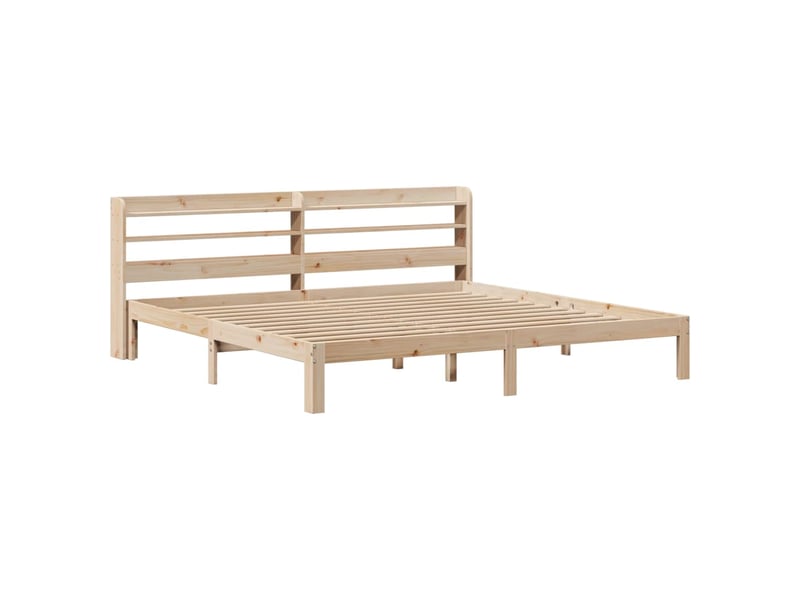 Lit double- lit adulte - cadre de lit avec tête de lit sans matelas 200x200 cm - Conforama B