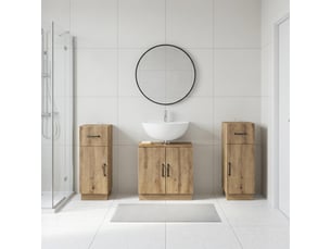 Ensemble de meuble de salle de bain 3 pièces hoorn cf63467