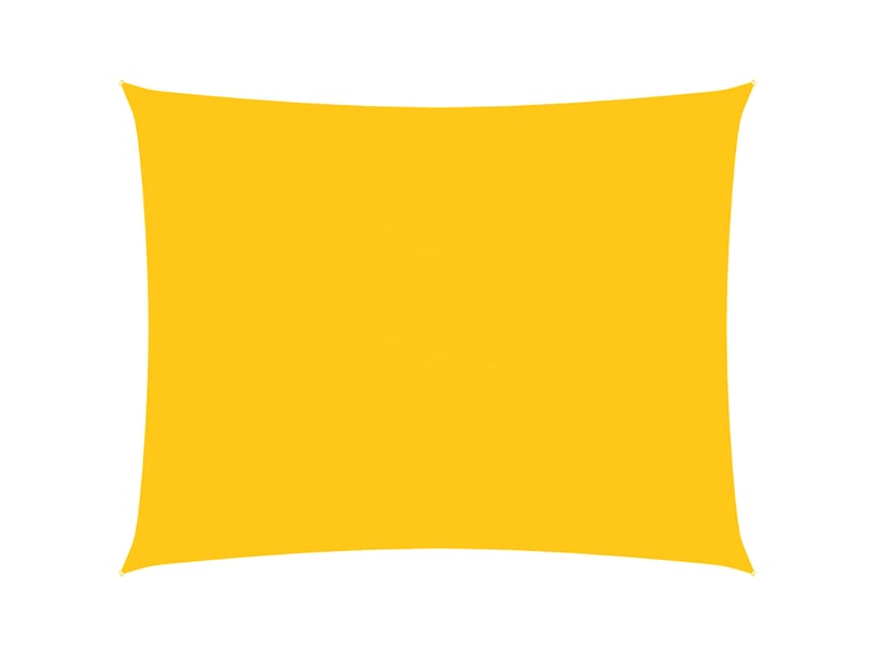  Voile de parasol - voile d'ombrage tissu oxford rectangulaire 3,5x4,5 m jaune  - Conforama A