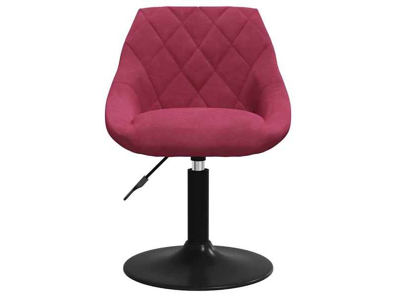  Lot de 4 chaises à manger, chaises de cuisine pivotantes rouge bordeaux velours cf29450  - Conforama D