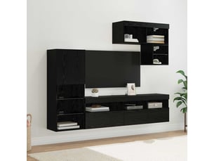 Meuble tv coloris noir 80 cm <strong></strong> <strong></strong>