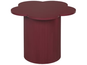 Table basse  coloris rouge <strong>HAYAMI X CONFORAMA</strong> <strong>OBANA</strong> - 50 cmx50 cm