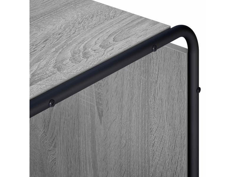  Buffet salon, buffet de rangement sonoma gris 80x37,5x64,5 cm bois d'ingénierie  - Conforama E
