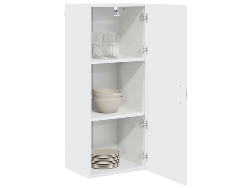 Meuble mural de cuisine, armoire de cuisine blanc 40x31x100cm bois d'ingénierie shl3111 - Conforama C