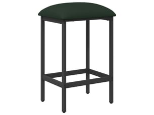 Tabouret de bar, chaise de bar vert foncé 40x32x74 cm bois d'ingénierie shl59041