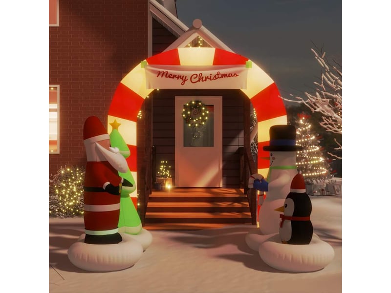  Porte voûtée gonflable de noël avec led 260 cm  - Conforama B