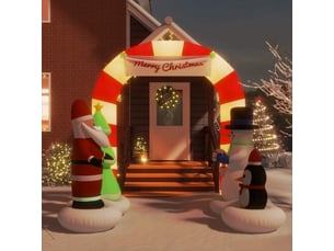 Porte voûtée gonflable de noël avec led 260 cm