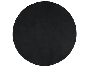 Tapis à poils courts noir? 120 cm - comfortxl