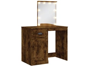 Coiffeuse 0 tiroir(s) Miroir Led avec 0 tabouret(s) inclu(s)  <strong></strong> <strong></strong>  coloris multicolore