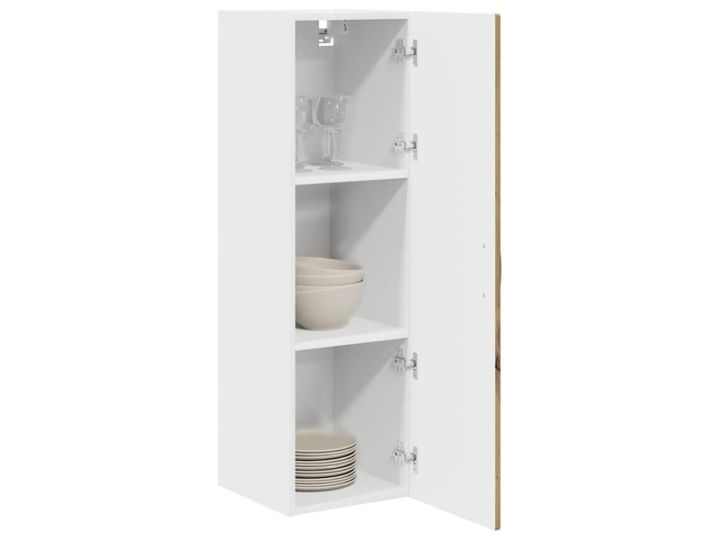  Meuble mural de cuisine, armoire de cuisine chêne artisanal 30x31x100cm shl7529  - Conforama C