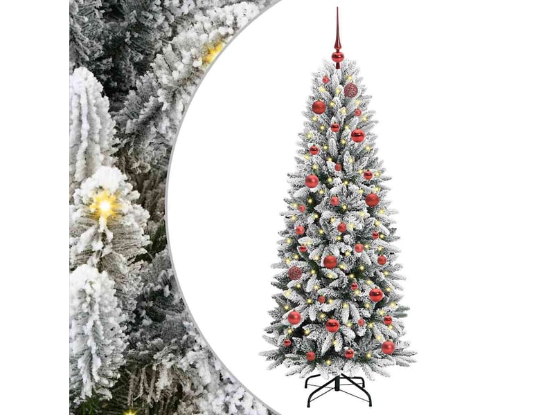 Sapin de noël - arbre de noël artificiel blanc 150 cm  - Conforama A