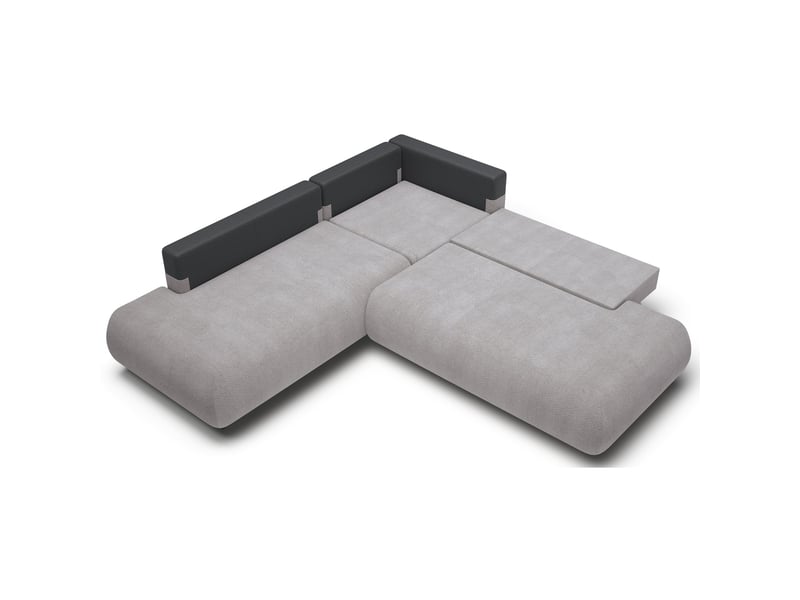  Selsey armone - canapé d'angle convertible - 265 cm - gris Armone - Conforama D