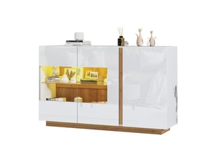 Buffet 3 porte(s) - 138 cm coloris blanc
