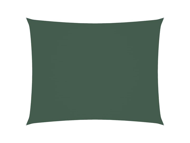  Voile de parasol - voile d'ombrage tissu oxford rectangulaire 3x4,5 m vert foncé  - Conforama A
