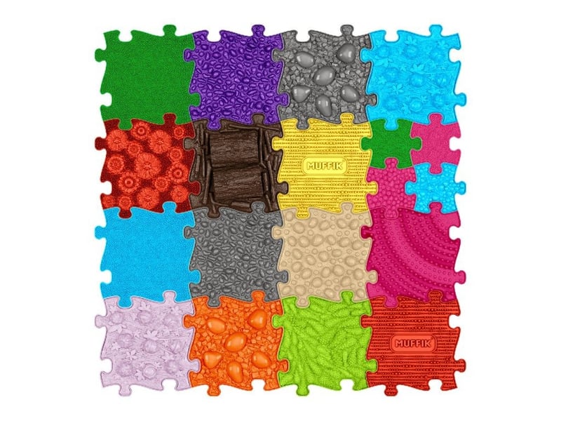  Tapis sensoriel muffik ensemble xxl - 19 pièces MFK-025-01 - Conforama E