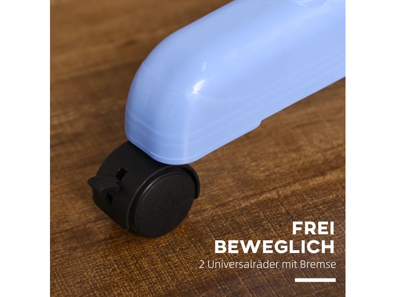 Etendoir à linge tour 73 x 64 x 177 cm – bleu – 4 niveaux extensibles avec roulettes pour intérieur et extérieur - Conforama D