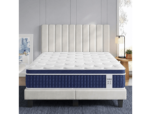 Matelas 160x200 cm <strong>INRE</strong>  <strong></strong> Ressorts + mémoire de forme soutien Ferme épaisseur 30 cm