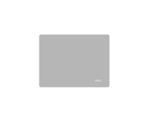 Miroir rectangulaire de salle de bain coloris argenté <strong>DESMIU</strong> <strong></strong> - 60 cm x 80 cm