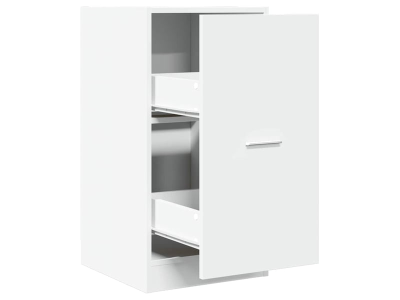  Meuble de rangement, armoire d'apothicaire blanc 40x41x77,5 cm bois d'ingénierie  - Conforama A