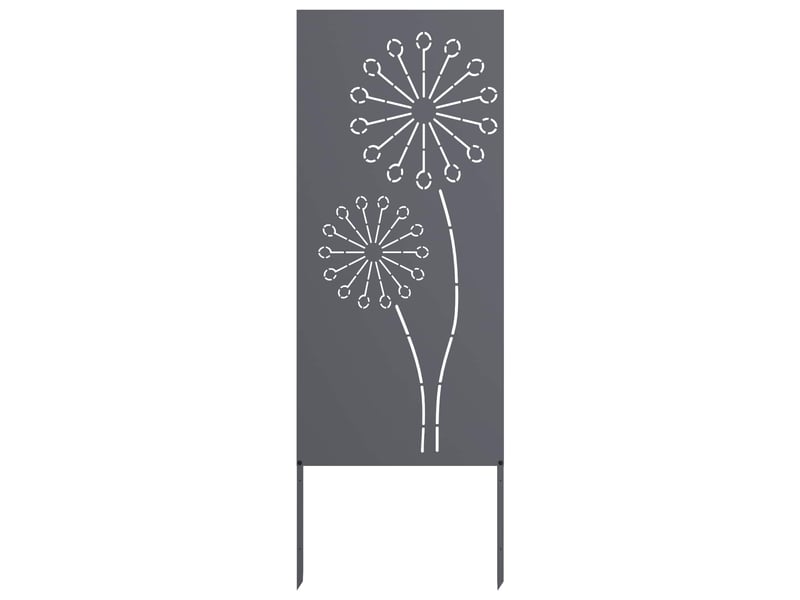  Vidaxl écran de confidentialité de jardin anthracite 50 x 140 cm  - Conforama D