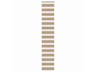 Store zèbre, store de fenêtre marron sable largeur du tissu 40,9 cm polyester cf48802