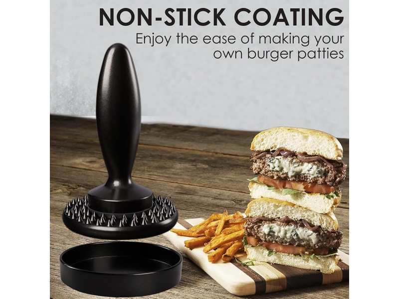  Presse à hamburger - attendrisseur de viande double face - machine à galettes de hamburger - outil de préparation pour attendrir le steak, le bœuf et QWE000621 - Conforama C
