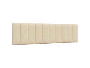 Coussin de tête de lit, coussin décoratif hanko crème 180 cm tissu