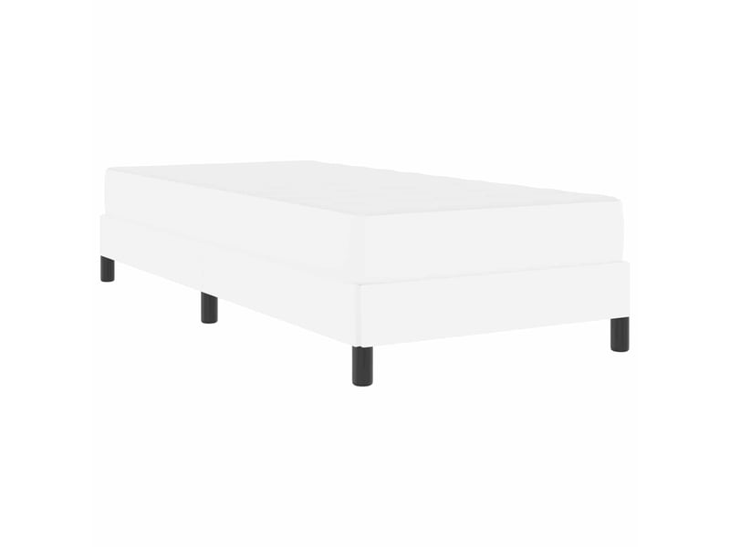 Lit simple- lit adulte - cadre de lit avec matelas blanc pur 80 x 200 cm tissu - Conforama C