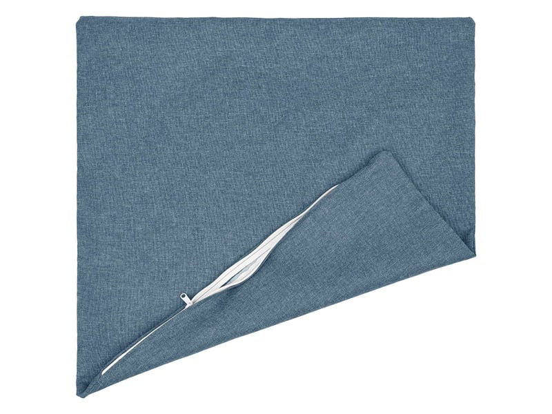  Lot de 2 coussins avec oreiller, coussins décoratifs heerlen bleu denim tissu cf50168  - Conforama C
