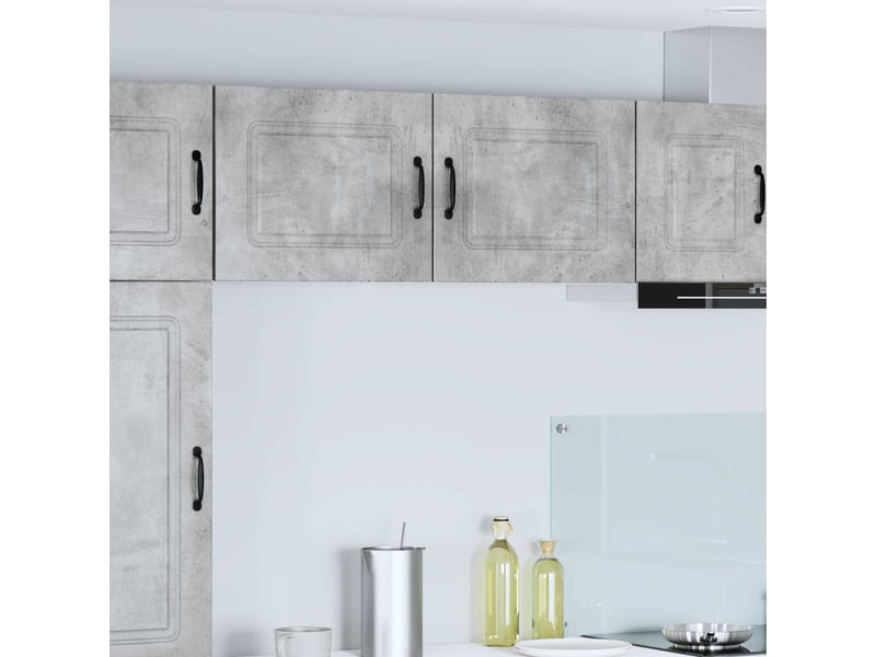  Meuble mural de cuisine | armoire de cuisine gris béton 50x31x40cm  - Conforama B
