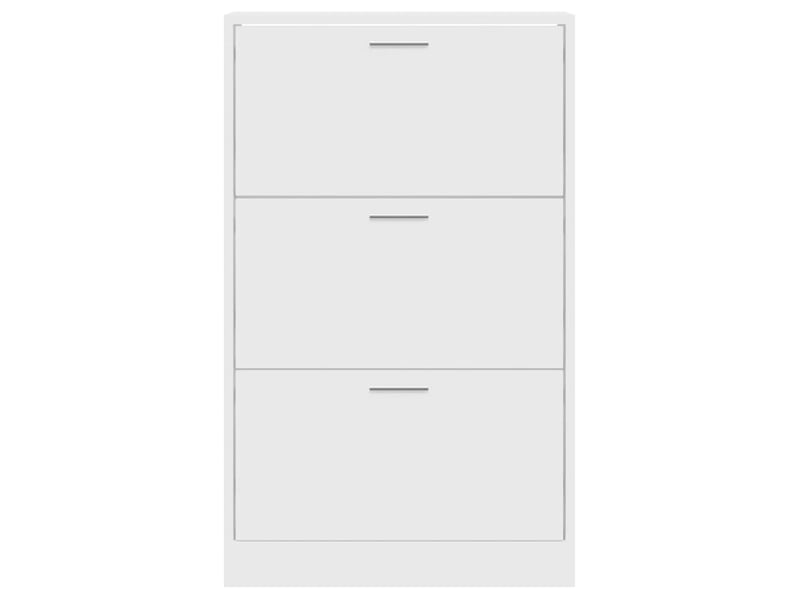  Meuble à chaussure | armoire à chaussure blanc brillant 63x24x103 cm bois ingénierie  - Conforama D