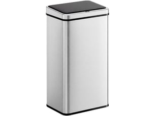 Poubelle automatique 50l capteur de mouvement en acier inoxydable 35,5 x 26 x 67 cm