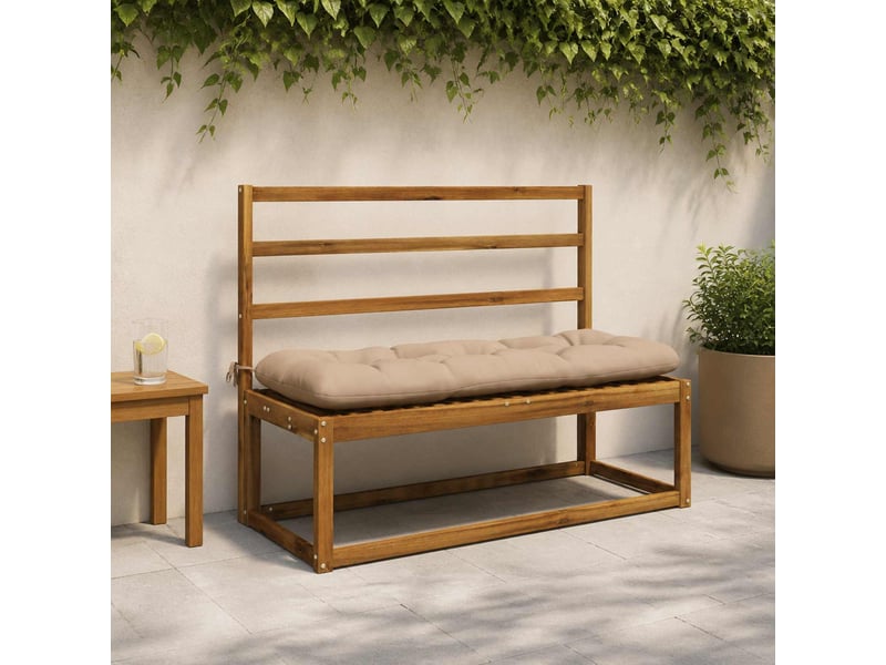 Lot de 2 coussins de banc, coussins d'assise vianen 100 % polyester sable cf57668 - Conforama B