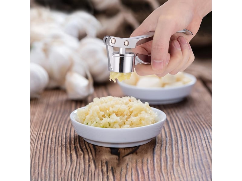 1 pc presse-ail de cuisine professionnel, presse-ail, broyeur de gingembre, presse-ail robuste, presse-ail, presse-ail convivial, facile - Conforama D