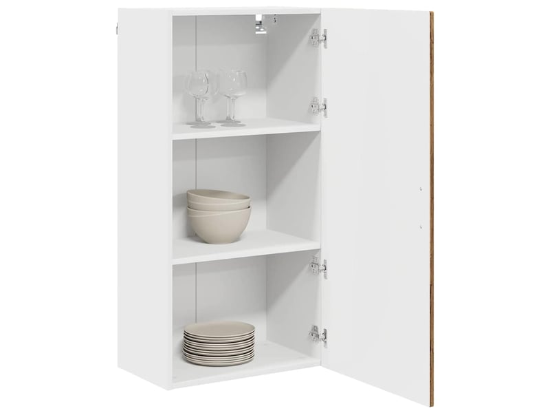 Meuble mural de cuisine, armoire de cuisine bois ancien 50x31x100cm shl3623 - Conforama C