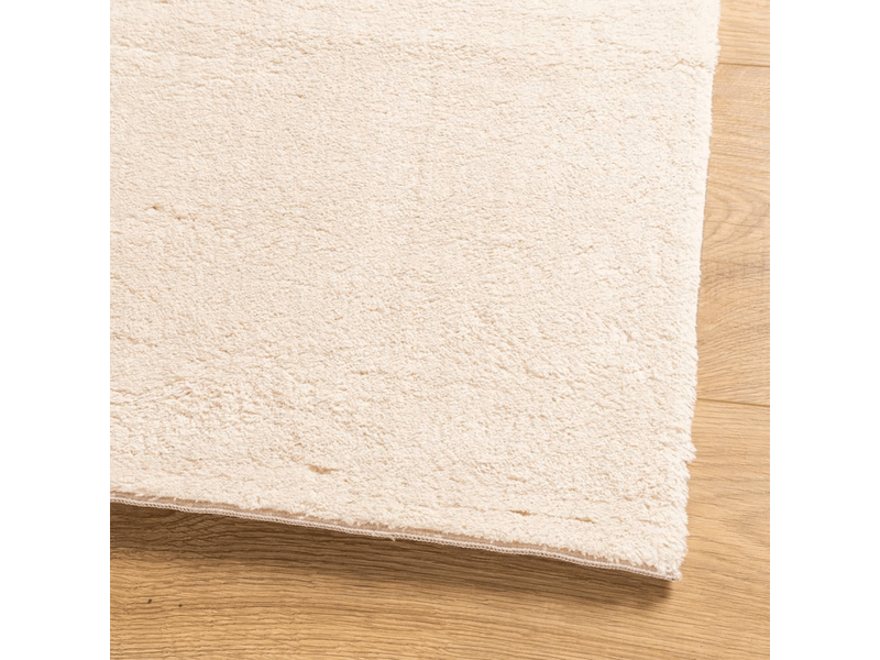  Tapis à poils courts doux et lavable beige 60x110 cm - comfortxl 375013 - Conforama C