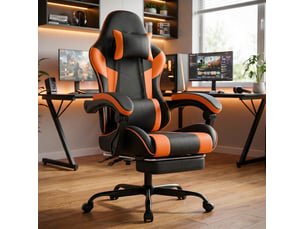 Fauteuil gaming ELVMI avec assise réglable en hauteur