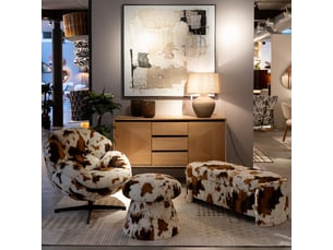 banc-coffre 115cm vache kare design
