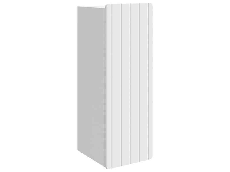  Armoire murale salon, meuble de rangement blanc 33 x 34,5 x 94 cm bois d'ingénierie  - Conforama A