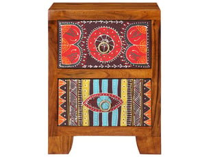 Table de chevet - cabinet de chevet - table de nuit 35x35x45 cm bois d'acacia massif