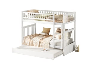 Lit superposé 90x200 cm MODENUIT    coloris blanc