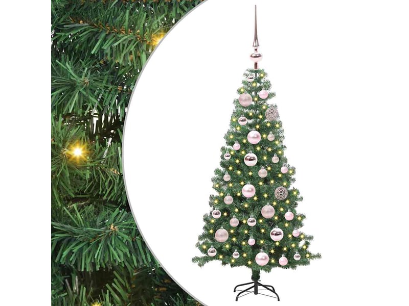 Sapin de noël, arbre de noël vert 120 cm pvc cf61571 - Conforama A