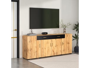 Buffet 4 porte(s)  2 tiroir(s) PANGIVO  - 208 cm coloris marron 