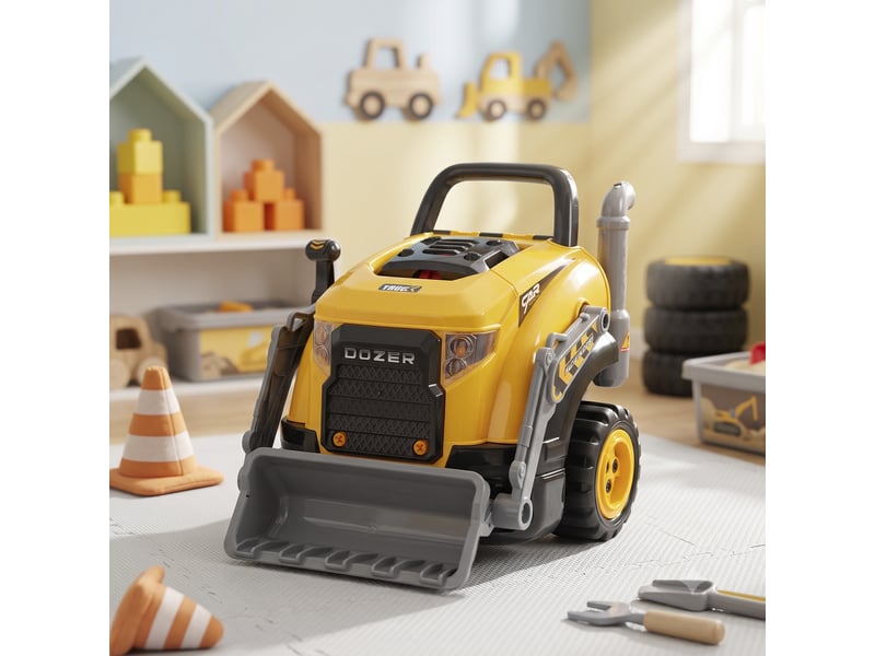  Camion mécano 2 en 1 - jeu d'imitation mécanicien - nombreux accessoires total 68 pièces et effets  - Conforama B