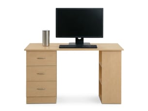 Bureau enfant 120 cm coloris bois clair