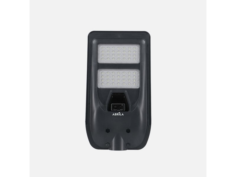  Lampadaire solaire led fabrilamp bazan 100 w 1400 lm 6500 k ip65 gris 263381028 - Conforama A