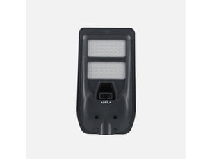 Lampadaire solaire led fabrilamp bazan 100 w 1400 lm 6500 k ip65 gris