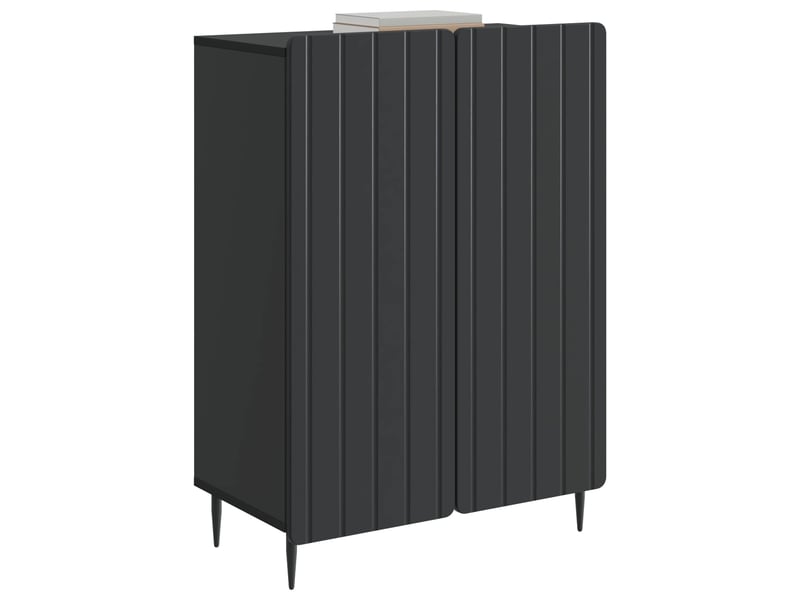  Buffet - bahut - meuble de rangement noir 66 x 34,5 x 92 cm bois d'ingénierie  - Conforama C